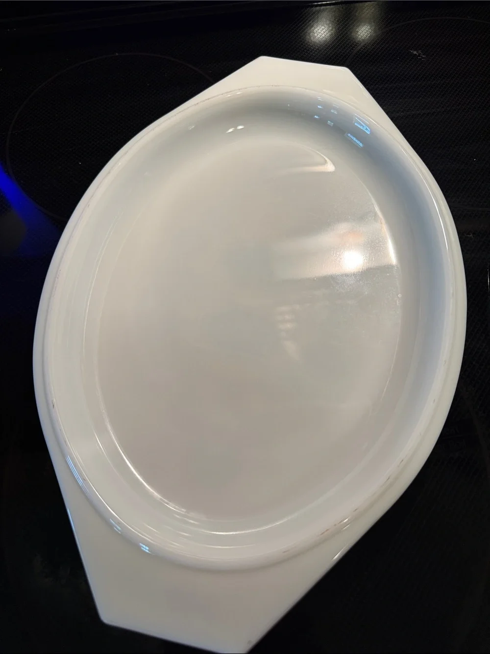 Pyrex Horizon Blue Apollo 11 Divided Casserole Dish - Picture 7 of 11